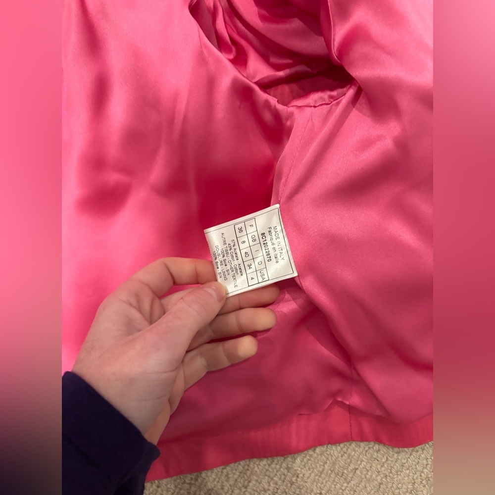 *** SOLD*** Christian Dior Pink Cropped Jacket- Resort 2008 - Picture 5 of 8